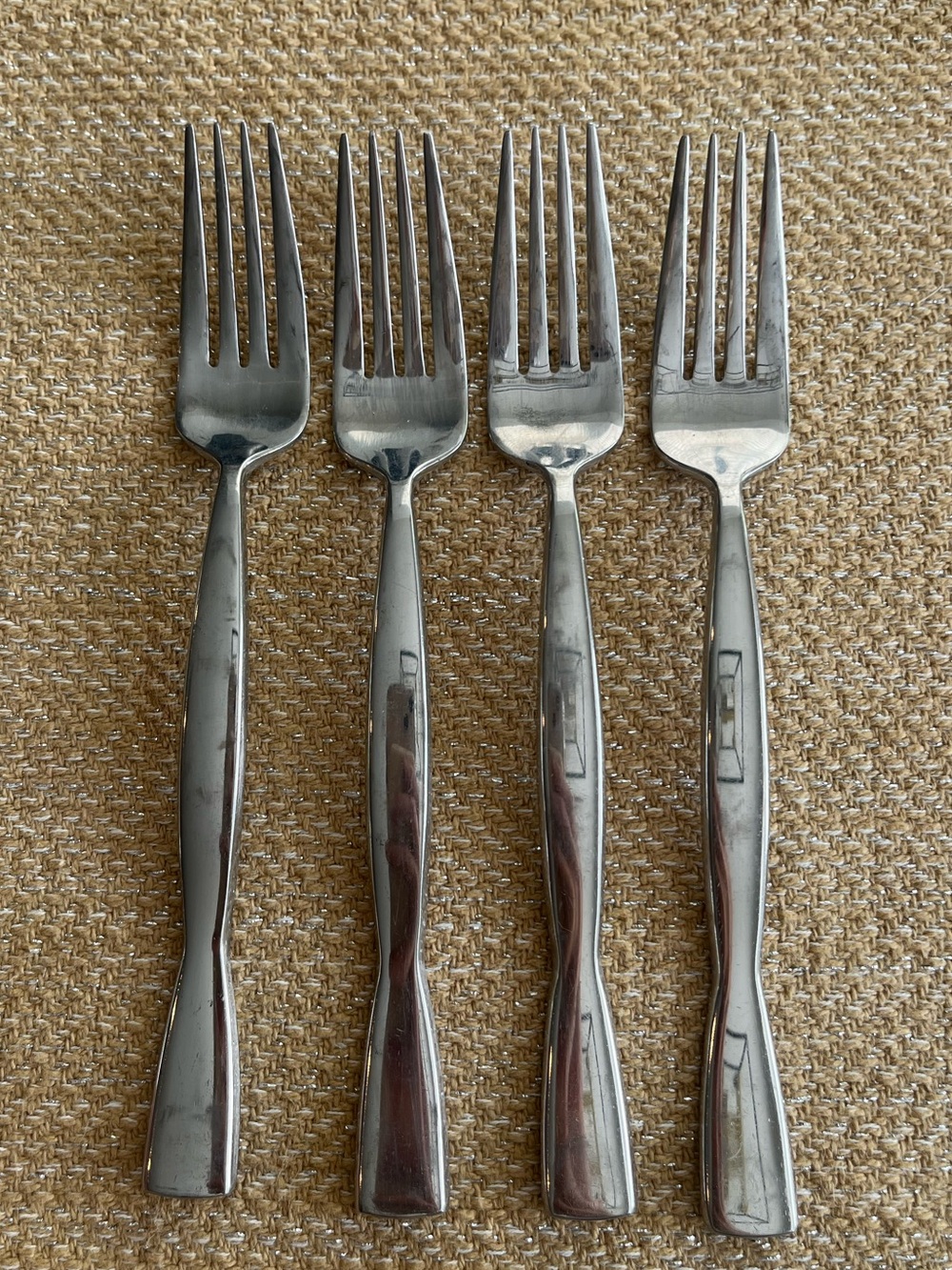 Wave (Stainless) DANSK Salad Forks (4)